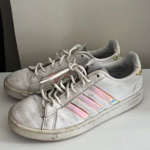 Worn Adidas Original Superstar Holographic Stripes Size 9